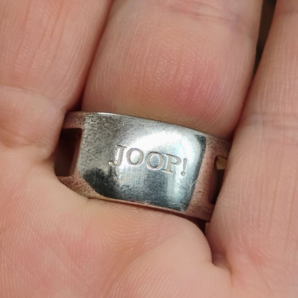 Joop! Sterling Silver Ring Designer Hallmarked Size 7 1/4 - Picture 2 of 10